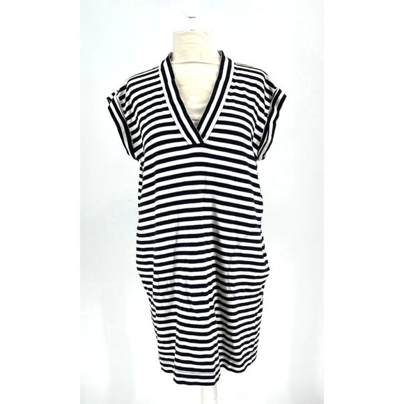 ATM Dress Striped XS Sailor Blue White - Picture 2 of 10
